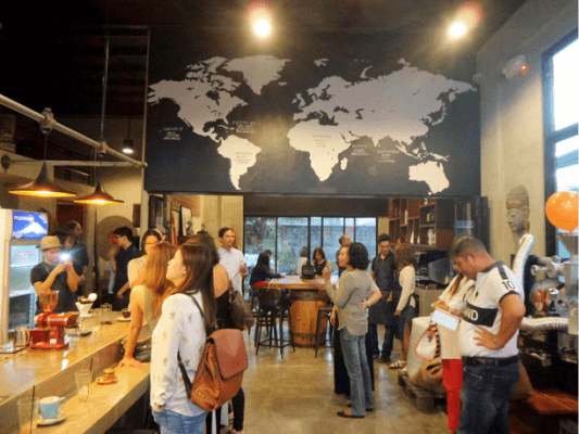 Inside Coffee Culture Roastery