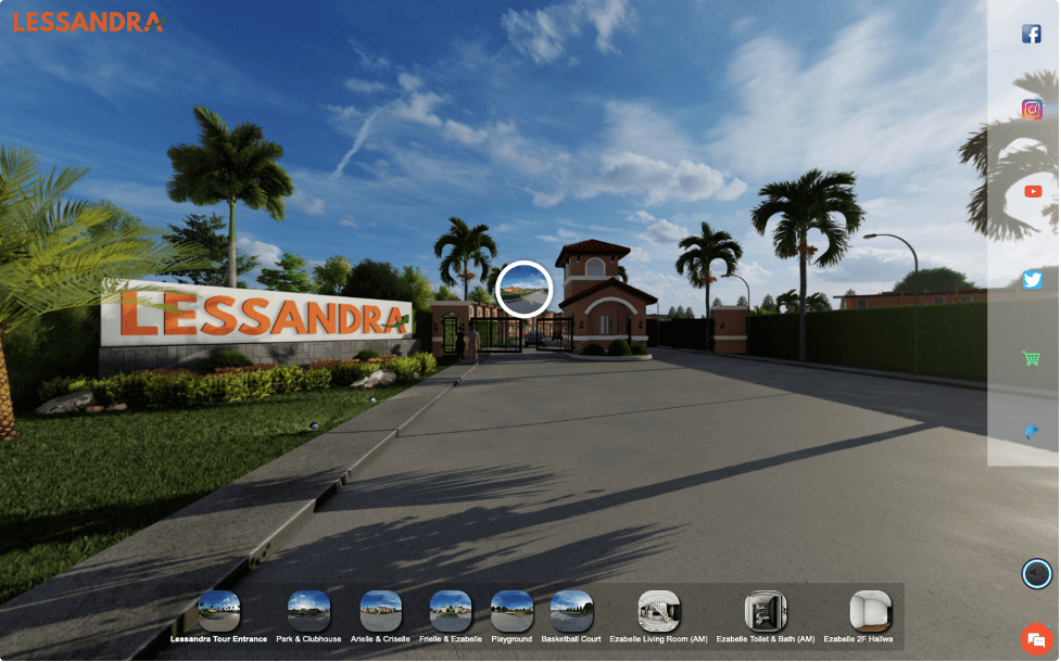 Get a glimpse of Lessandra community through its virtual home tour