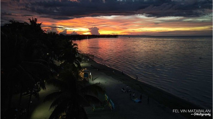 Sunset at Jesper Beach