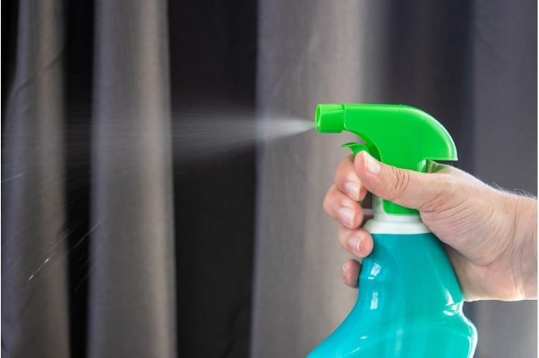 Spray to keep germs away.