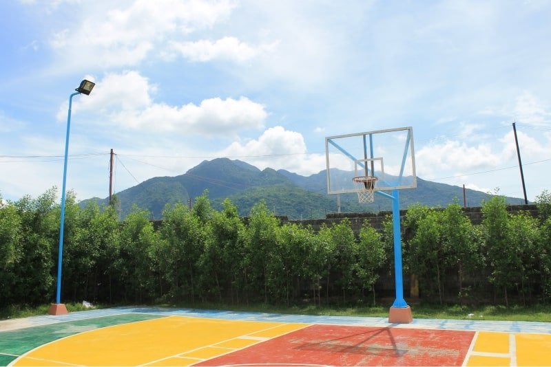 basketball court in affordable house and lot for sale in sto tomas batangas at camella lessandra homes sto tomas