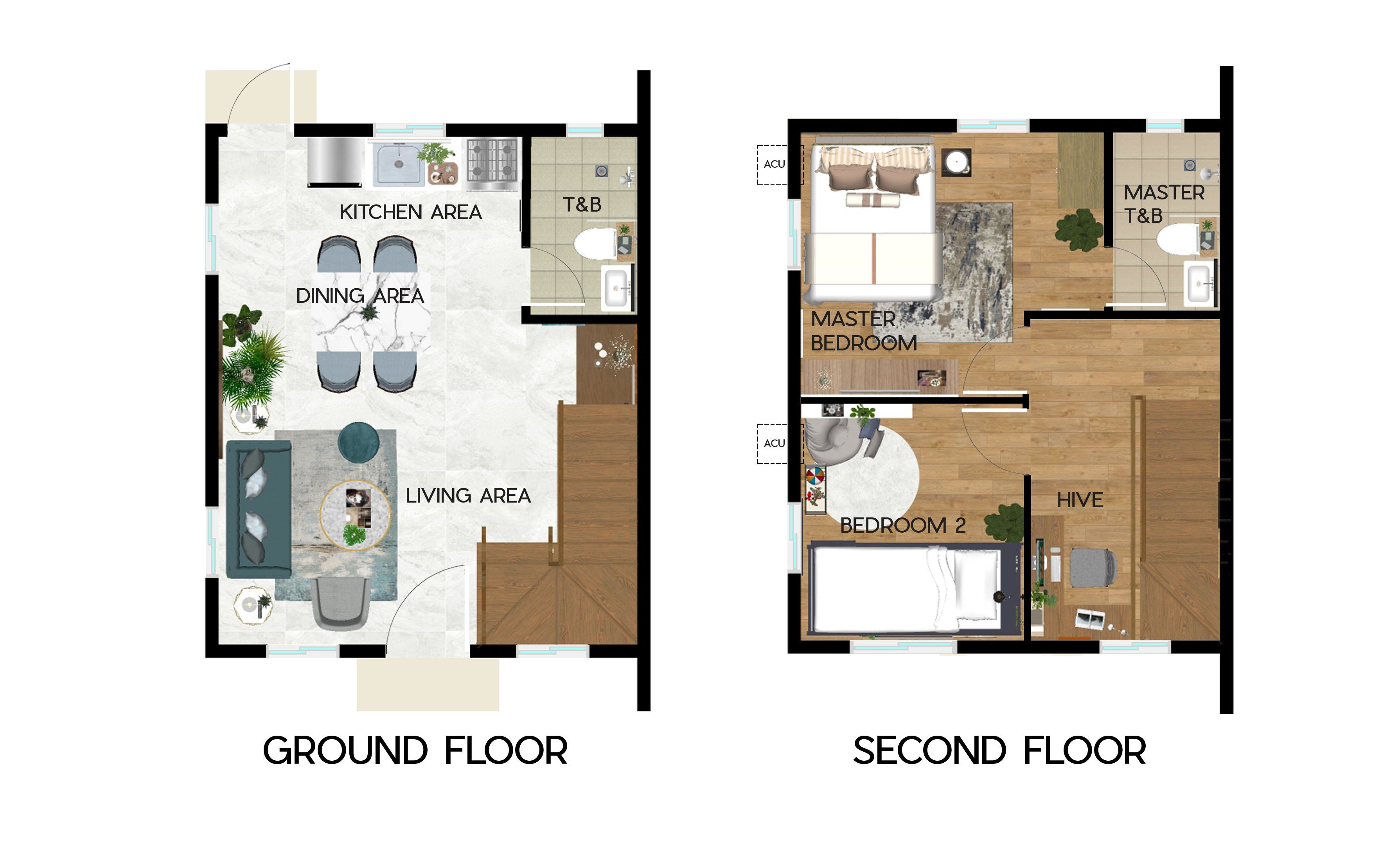 lessandra homes sienna 2 storey 3 bedroom affordable house and lot with parking lot for sale floor plan