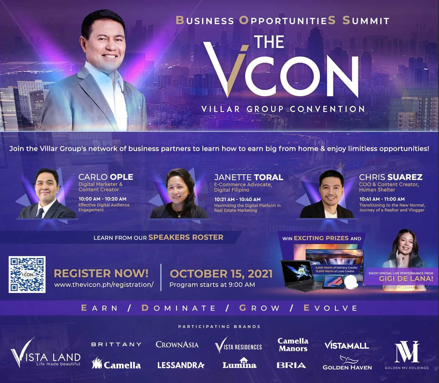 The ViCon: Business Opportunities Summit (BOSS)